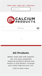 Mobile Screenshot of calciumproducts.com